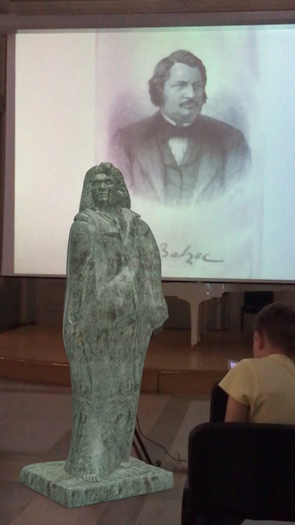 Balzac sculpture Web AR